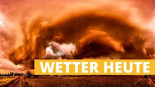 Wetter heute: Enorme Hitze und Superzellengewitter