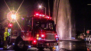 LAFD Light Force 33: Stubborn Sheared Hydrant