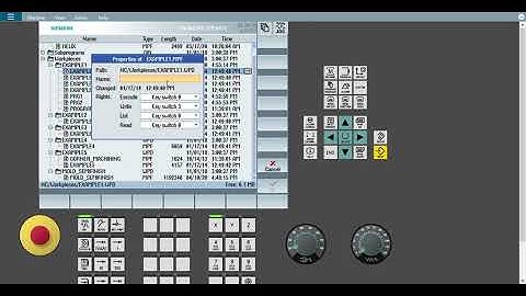 SINUMERIK 828D/ SINUMERIK 840DSL - How to Rename CNC program , How to change name of CNC program .
