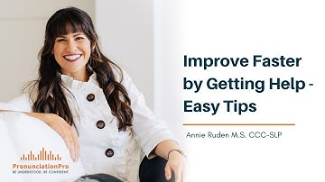 Improve Faster by getting help from an American Accent Trainer! (Part 1 - 3 Easy Tips)