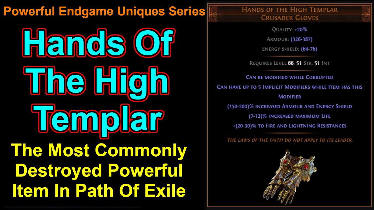Path of Exile 3.17] - High Templar Venarius 