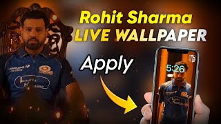 How to set Rohit Sharma Live Wallpaper | Mumbai Indians Fan Live Wallpaper Tutorial | MI IPL 2026 screenshot 4