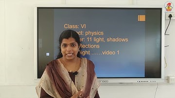Phy06   Chapter 11   Light, Shadow and Reflections   Video 01   Introduction