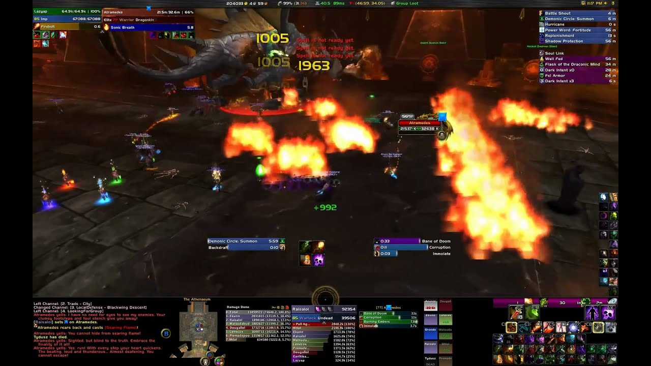 Guild Cuties Only Blacking Descent Beta 10 Normal Mode HQ Atramedes Encounter