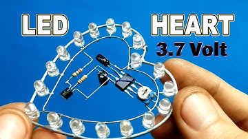 LED Heart Beating Effect Using IC NE555
