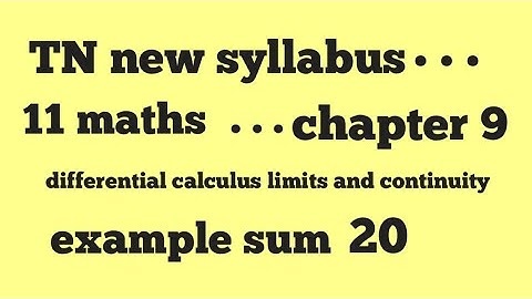 11 maths chapter 9 example 9.20