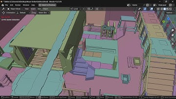 Blender 3D spaceship project - The path of a transporter - Animation special