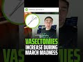 VASECTOMIES INCREASE DURING MARCH MADNESS