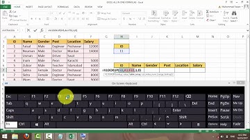 Sir Faisal Lookup Reference Functions - Complete MS Excel Formulas Tutorial in Pashto