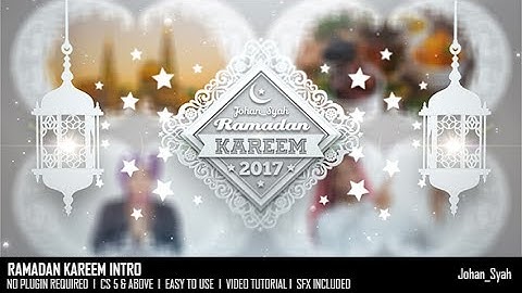 Ramadan Kareem Intro | After Effects Template | Openers