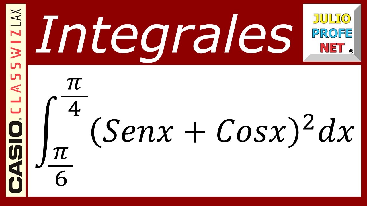 physical education INTEGRAL DEFINIDA - Ejercicio 13 - ft. Casio Classwiz