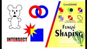 Fungsi Tool Dalam Kelompok Shaping Pada CorelDRAW -Tutorial CorelDRAW