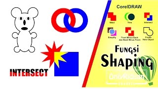 Fungsi Tool Dalam Kelompok Shaping Pada CorelDRAW -Tutorial CorelDRAW