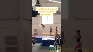 #gymnastics #inspire #inspirational #motivational #friendship #gym #tumbling #acro #acrobatics