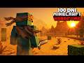 PRZETRWAŁEM 100 DNI NA PUSTYNI W MINECRAFT HARDCORE!