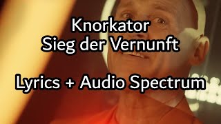 Knorkator - Sieg der Vernunft // Lyrics &amp; Audio Spectrum #music #lyrics #spectrum