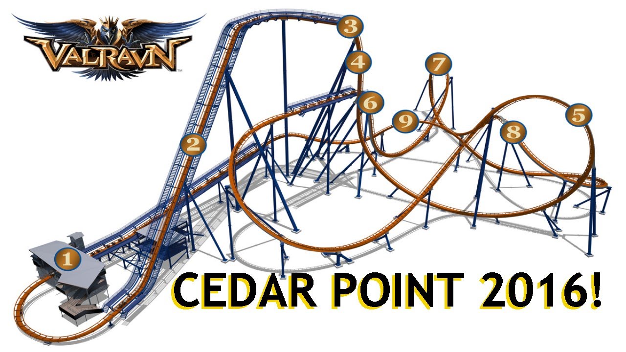 Valravn Trains 360 Cedar Point COMING IN 2016! Roller Coaster B&M Dive