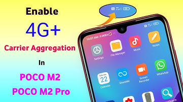 How To Enable Carrier Aggregation (4G+) In POCO M2, POCO M2 Pro | Carrier Aggregation POCO M2/M2 Pro