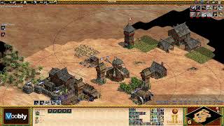Voobly AOE2 1.6: Arabia, Chinese vs Bulgarians