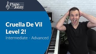 Cruella De Vil - Burlesque Blues Piano Lesson for Intermediate to Advanced
