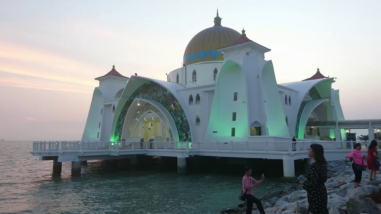 Malacca Strait Mosque, Malaysia