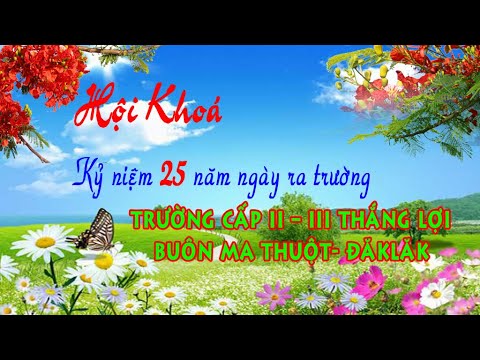 Video 25 NĂM NGÀY TRỞ VỀ CỰU HỌC SINH TRƯỜNG CẤP 2,3 THẮNG... - youtube