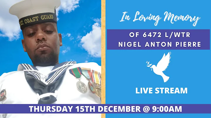 Celebrating the life of Nigel Anton Pierre
