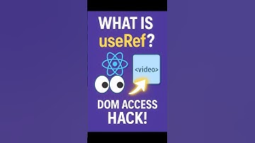 React useRef Explained in 60 Seconds! DOM Access Made Easy 💡   #coding