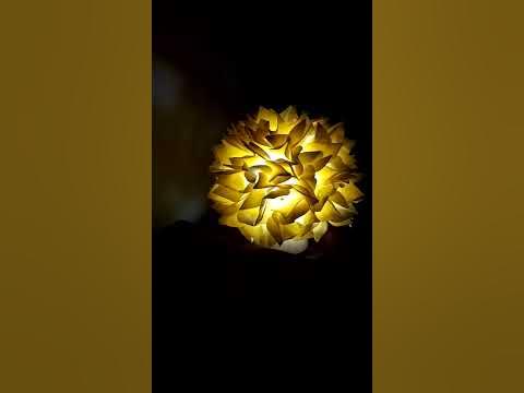 Светильник ночник из фоамирана. - YouTube