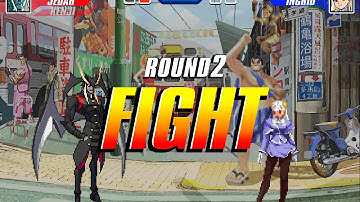 Fighting Game Bosses 160. Capcom Fighting Evolution - Ingrid mid-boss battle