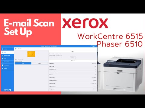 XEROX WORK CENTER PRINTER SCAN TO EMAIL SET UP 100% WORKS