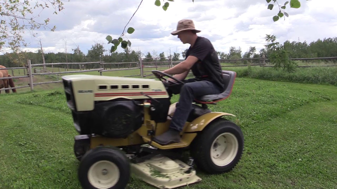 Sears GT 19.9 Twin Monster Mower - YouTube