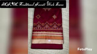 🇮🇳Exclusive Ilkal kasuti work Saree/traditional work #handloomsaree #ytshorts#ilkal #9972145452 screenshot 4