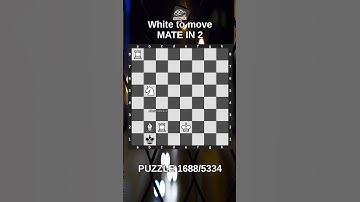 Chess puzzle series 🧩1688/5334 #chess #puzzle #learnchesstactics #magnuscarlsen #polgar #chessbooks