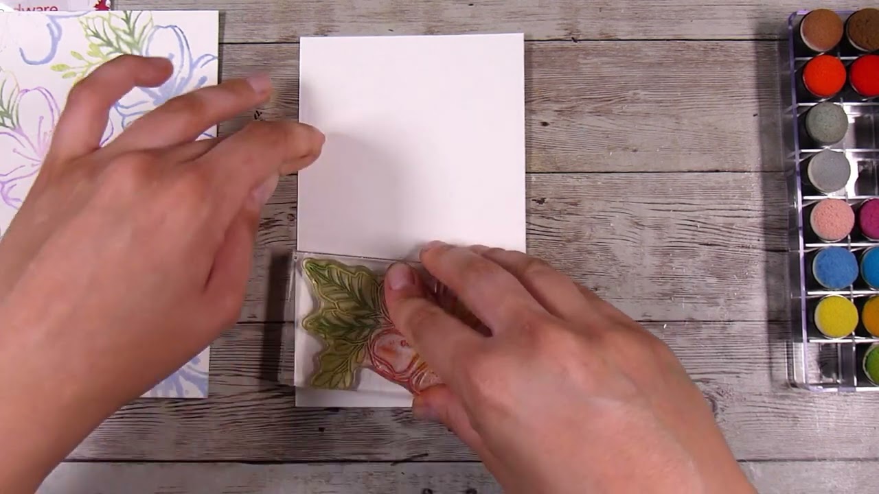 Several Different Ways To Do Watercolour Stamping. Easy Fun Colourful Card Making!