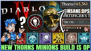 Diablo 4 - New Best INFINITE THORNS Minion Necromancer Build Found - OP Combo - Skills Gear Guide!