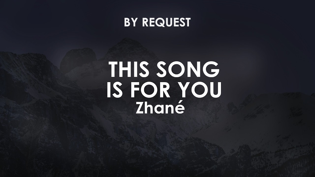 This Song Is For You | Zhané - YouTube
