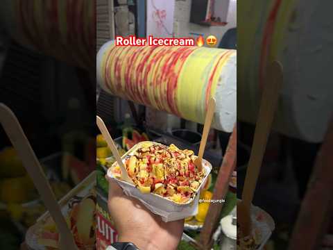 Roller Icecream😍 #streetfood