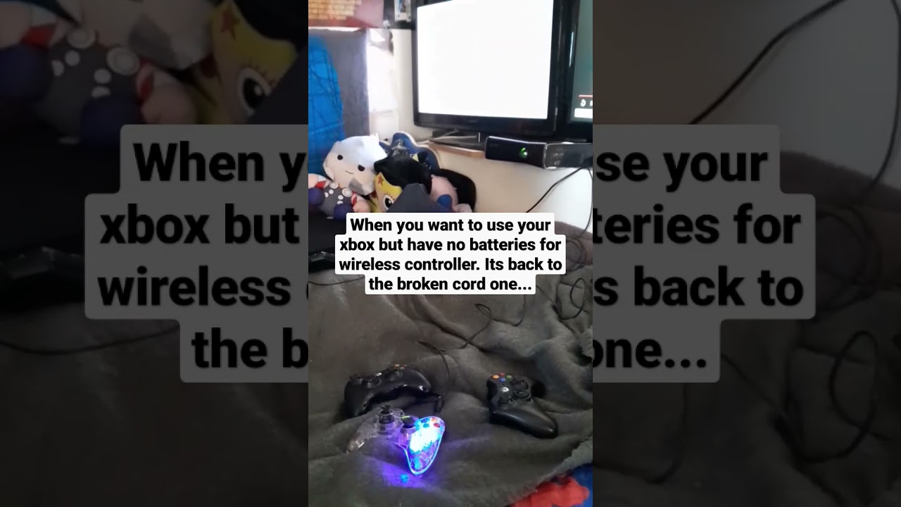 Xbox no battery wireless moments suck 