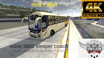 Volvo 9600S B8R MultiAxle Sleeper Bus Race