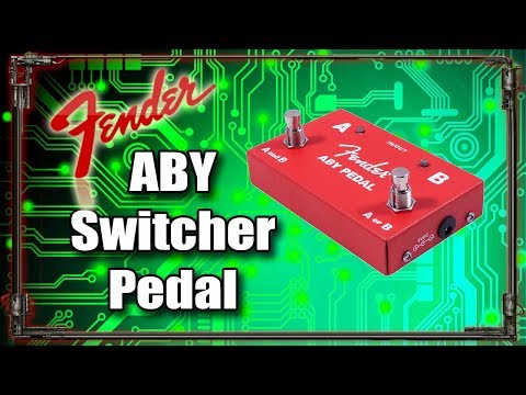 Fender ABY Switcher Pedal (2 amps 1 guitar)