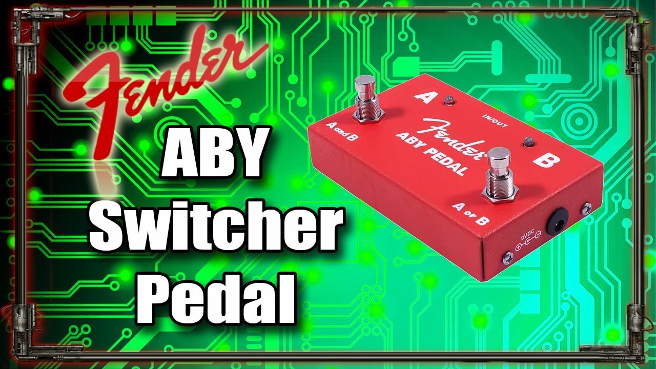 Fender ABY Switcher Pedal (2 amps 1 guitar) - YouTube
