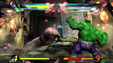 MARVEL VS CAPCOM 3: HULK VS EVIL RYU,AKUMA,RED HULK