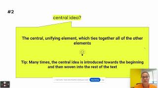 CAASPP Review #2 Summarize, Author's, and Central Idea