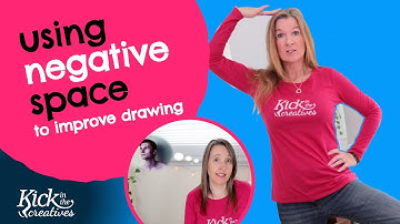 Negative Space Drawing Tutorial - Art Kick Sunday
