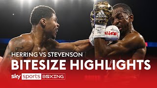 Shakur Stevenson rips world title from Jamel Herring with spiteful performance | Bitesize Highlights