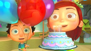 Video thumbnail of "Happy Birthday Song - Funny Animation"