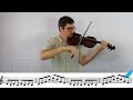 Wohlfahrt Violin Etude no.1 - C Major (Technical Tuesdays)