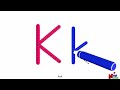 Learning to Write the Letter K