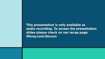 Liferay DEVCON 2016: Using a graph database for analyzing your Liferay data | Máté Thurzó, Liferay